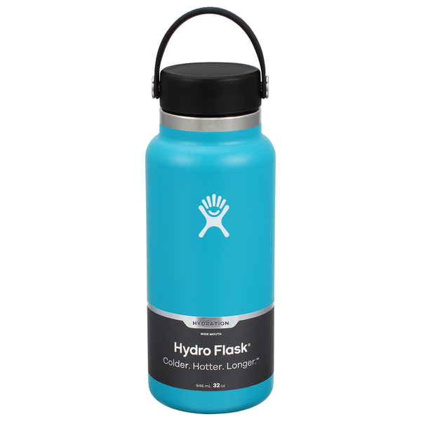 Hydro Flask Bottle, Wide Flex Cap, Laguna, 32 Ounce Same-Day Delivery or  Pickup | Harmons