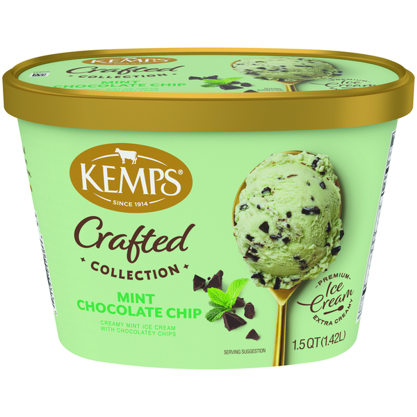 希少　162 GUMMYS Muscat Green Ice Cream Kemps Simply Crafted, Mint Chocolate Chip, Premium Ice Cream Same