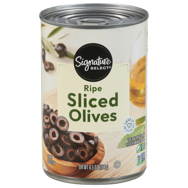 Signature SELECT Olives, Sliced, Ripe