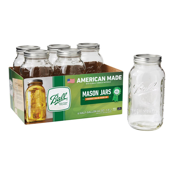 Ball Wide Mouth Mason Jar & Cap