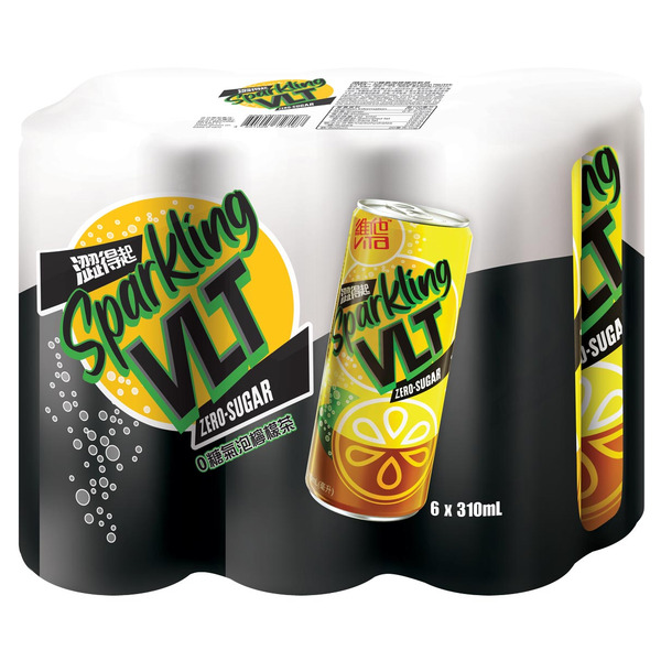 Vita Zero Sugar Lemon Sparkling Tea