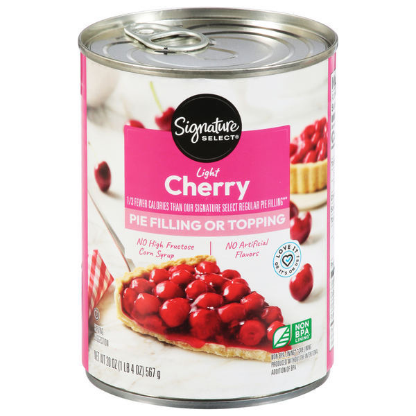 Signature SELECT Pie Filling or Topping, Light, Cherry