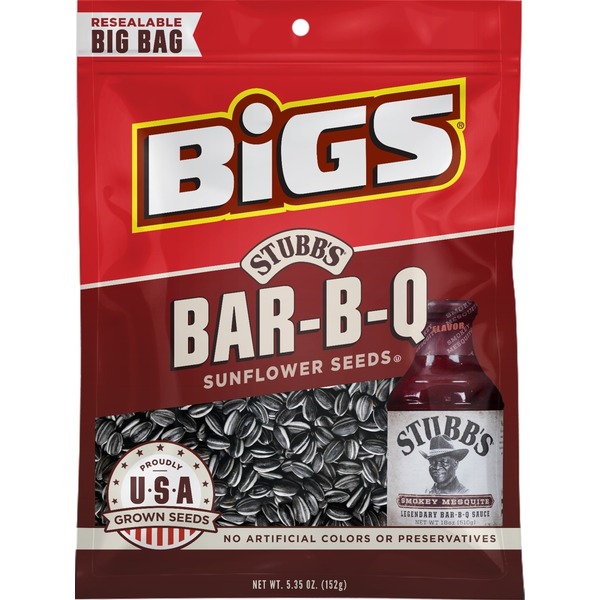 Bigs Stubb's BBQ Sunflower Seeds (5.35 oz) Instacart