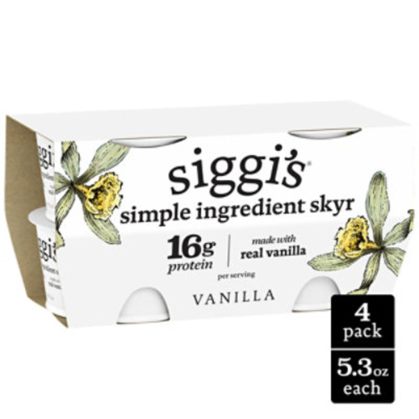 Siggi's Icelandic Skyr Nonfat Yogurt Vanilla