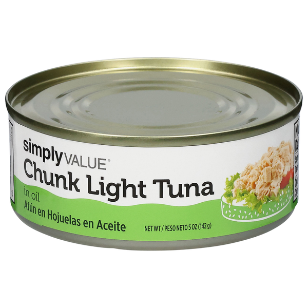 Simply Value Chunk Light Tuna, in Oil