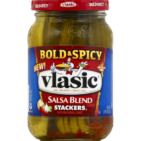 Vlasic Stackers, Salsa Blend Flavored, Medium Same-Day Delivery or ...