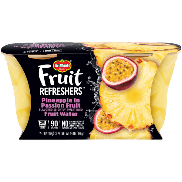 Del Monte Fruit Refreshers Pineapple in Passion Fruit Flavored