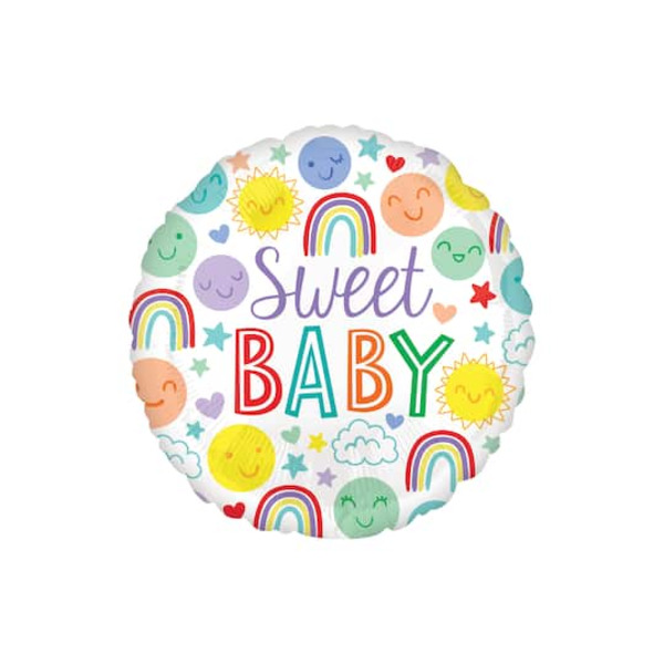 Anagram INFLATED 28" Sweet Baby Mylar Balloon