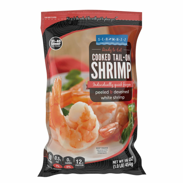 Seamazz 31-40 Count Cooked Shrimp Same-Day Delivery | Gordon Food