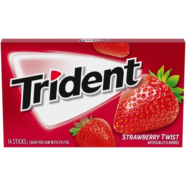 Trident Strawberry Twist Sugar Free Gum Same-Day Delivery or