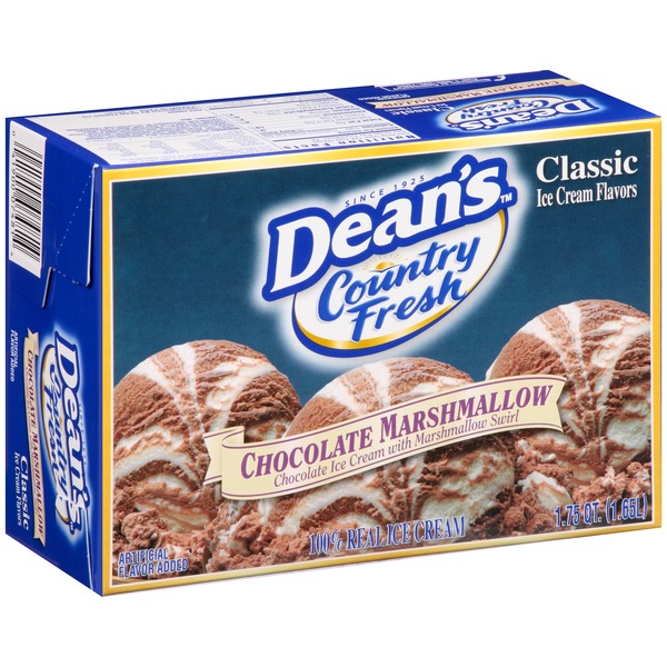 Dean's Country Fresh Chocolate Marshmallow Ice Cream (56 oz) Instacart