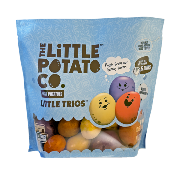 The Little Potato Company A colorful mix of red, yellow, and purple Little Potatoes.