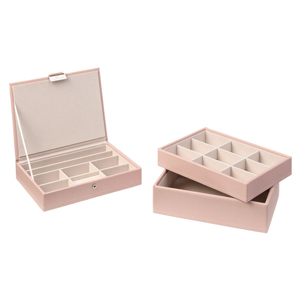 Kirkton House Light Rose Stackable Jewelry Box Same-Day Delivery