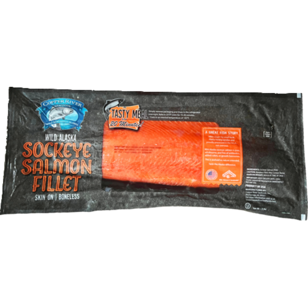 Copper River Wild Alaska Sockeye Salmon Fillet