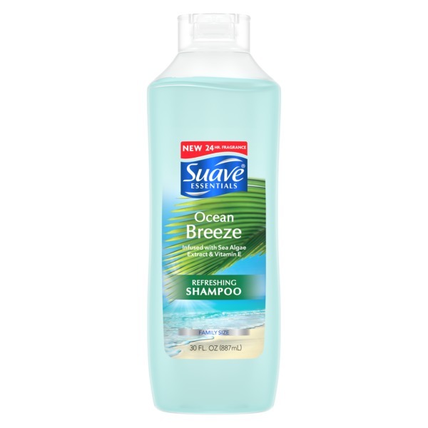 Suave Moisturizing Shampoo For Dry Hair Ocean Breeze 30 Oz From
