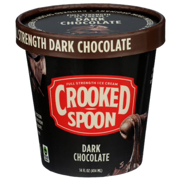 Crooked Spoon Ice Cream Dark Chocolate Full Strength Ice Cream
