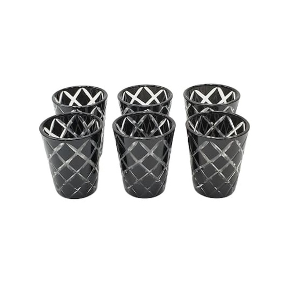 Ashland Black Diamond Shot Glasses, 1.5 oz