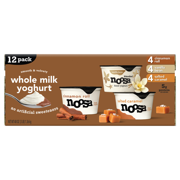 Noosa Yogurt Fall Variety Pack, 4 oz.,12-count Same-Day Delivery