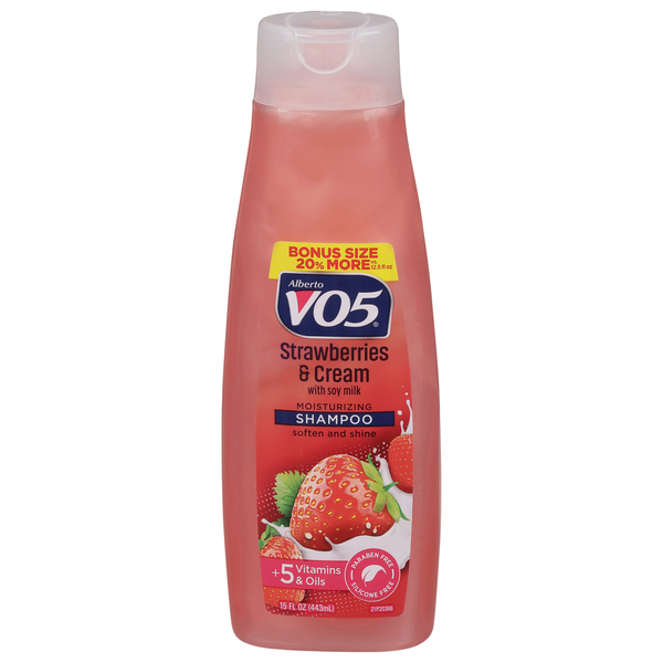 Alberto VO5 Shampoo, Moisturizing, Strawberries & Cream Same