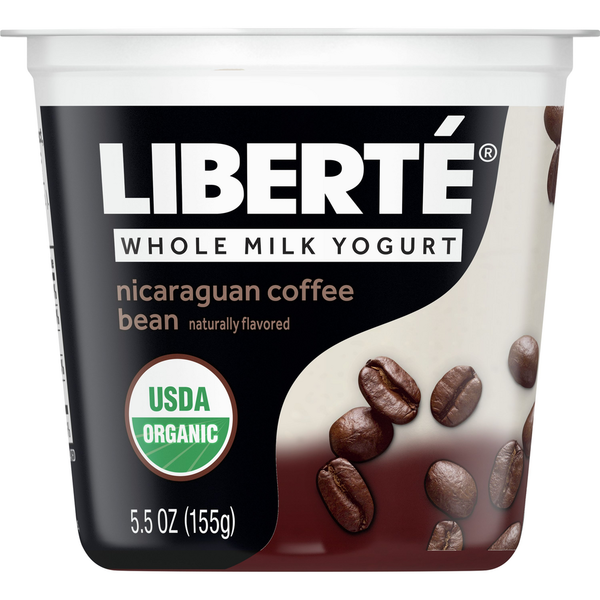 Liberté Organic, Nicaraguan Coffee Bean Whole Milk Yogurt Same-Day