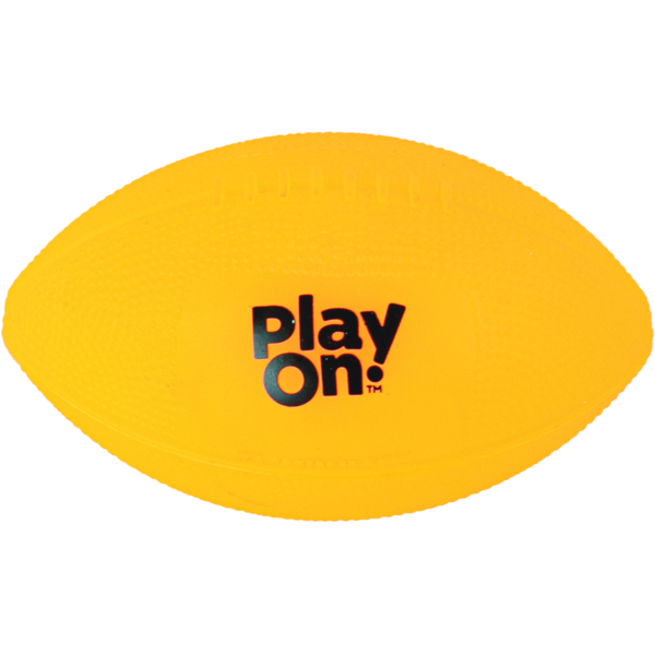 Play On Fetch Squeaky & Glow Football Dog Toy