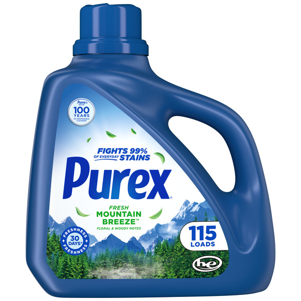 Purex Fresh Mountain Breeze Liquid Laundry Detergent, 150 fl oz