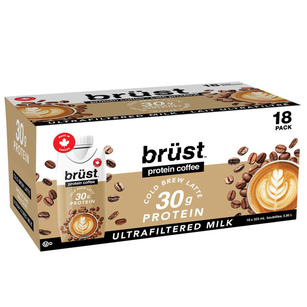 Brust 30 g Protein Cold Brew Latte Coffee