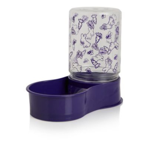 Lixit 5-Cup Food and 48 oz. Water Mini Rabbit Feeder/Water Fountain