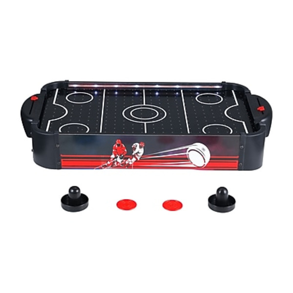 Sakar Cannonball Games LED Air Hockey - Black