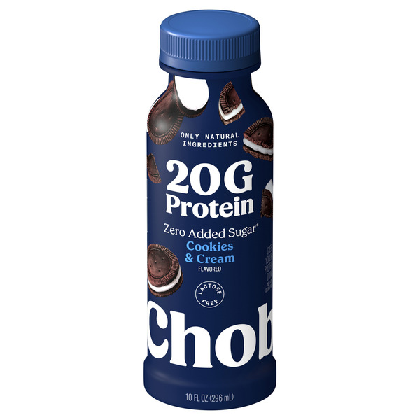 Chobani Zero Added Sugar Greek Yogurt Cookies & Cream Flavored