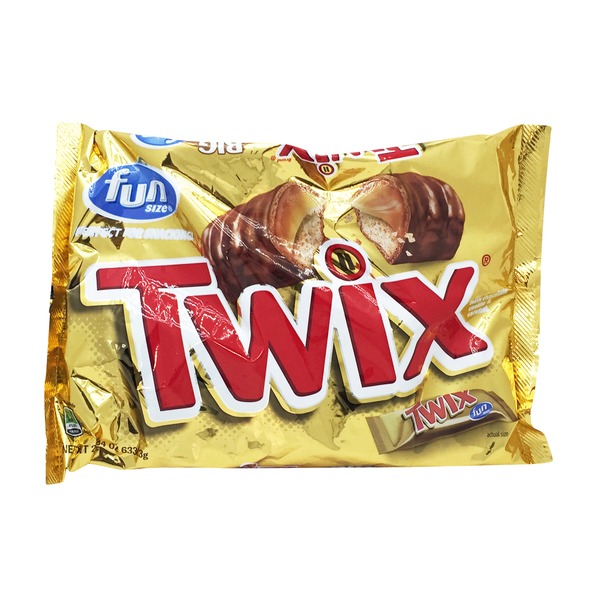 twix chocolate candy from kroger instacart twix fun size calories