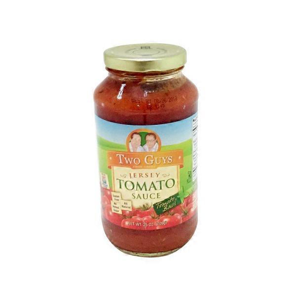Two Guys Food Group Jersey Tomato Basil Sauce (25 oz) Instacart