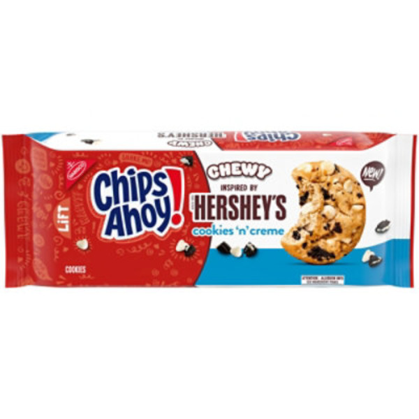 CHIPS AHOY! Chewy Hershey'S Cookies 'N' Creme Bar-Inspired Cookies 9.58 oz