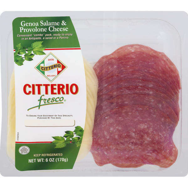 Citterio Fresco Genoa Salame & Provolone Cheese (6 oz) Instacart
