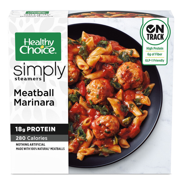 Healthy Choice Simply Steamers Meatball Marinara, Frozen Meal Same