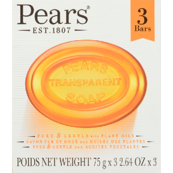 Pears Oil Clear With Lemon Flower Extract Soap Same-Day Delivery