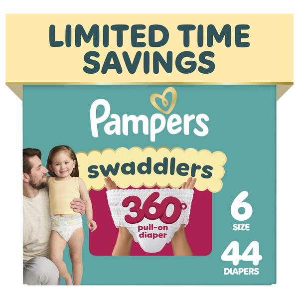 Pampers Diapers - Swaddlers 360 degrees Same-Day Delivery or