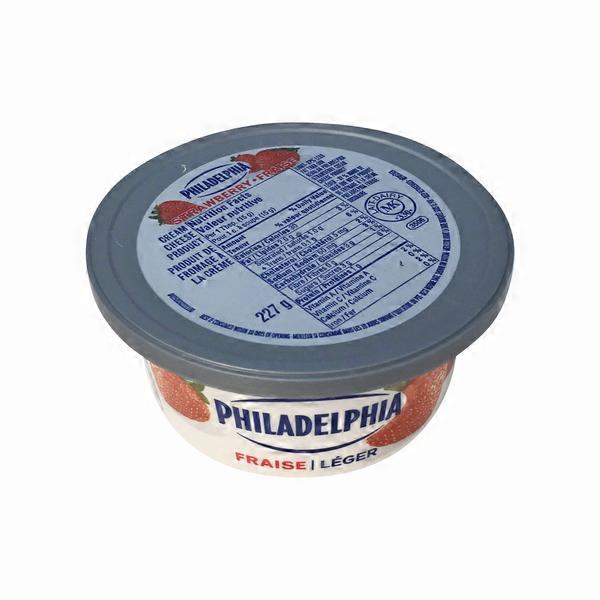 Philadelphia Soft Light Strawberry Cream Cheese (227 g) Instacart