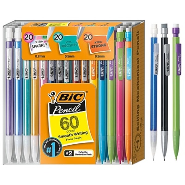 BIC Assorted Sizes #2 Lead Mechanical Pencils
