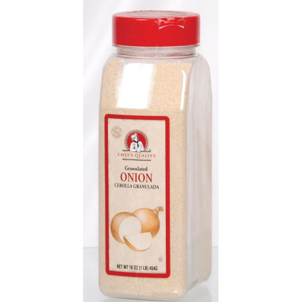 Chef's Quality - Granulated Onion - 16 oz Jar