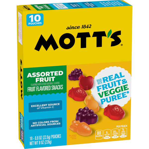 Mott's Gluten Free Assorted Fruit Flavored Snacks Same-Day