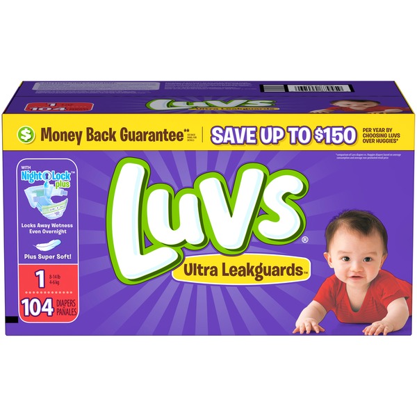 luvs diapers size 1