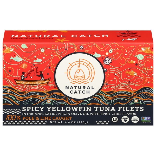 Natural Catch Spicy Yellowfin Tuna Filets Same-Day Delivery