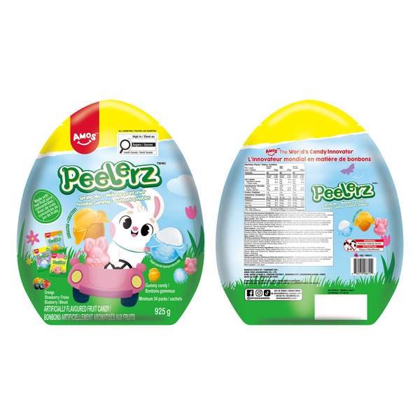 Amos Peelerz Spring Mix Gummy Candy