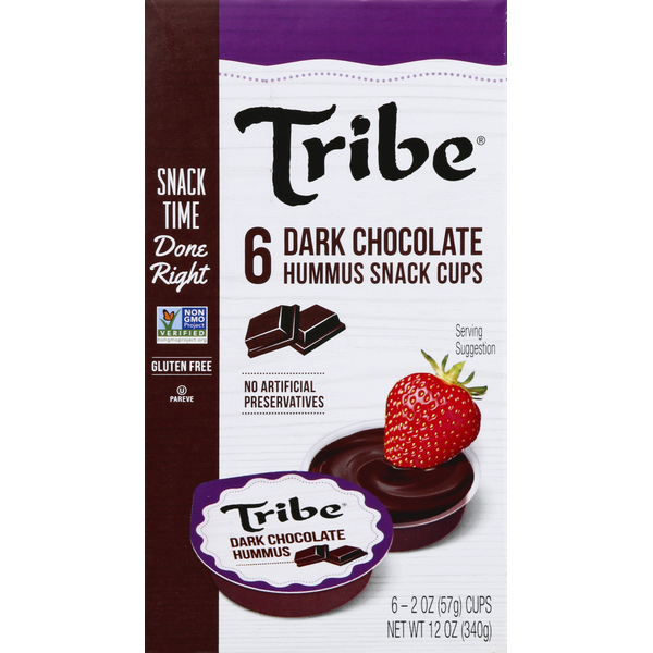 Tribe Hummus Snack Cups, Dark Chocolate (6 each) Instacart