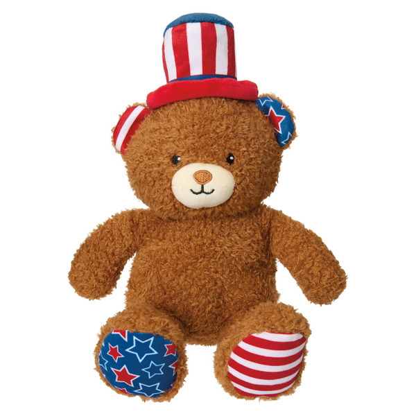Heart to Tail Patriotic Dog Toy - Plush Bear