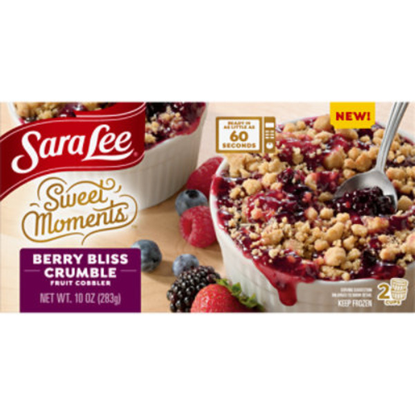 Sara Lee Berry Bliss Crumble Fruit Cobbler