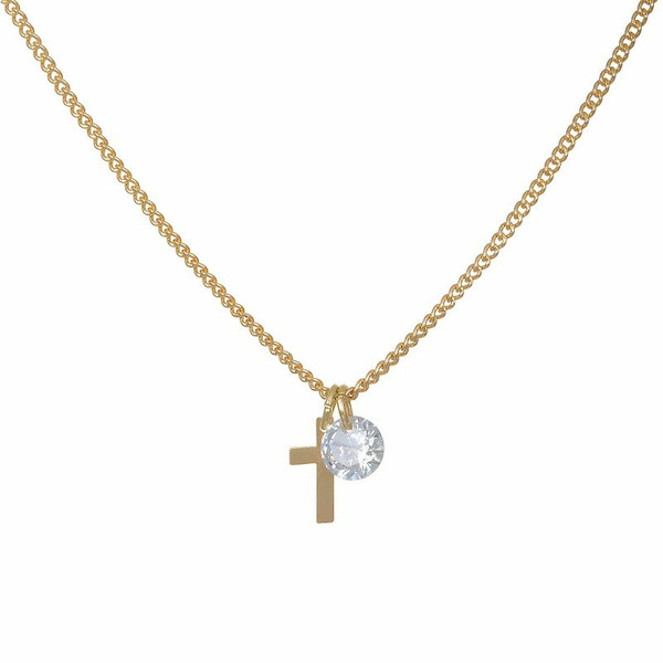 LC Lauren Conrad Short Cross Pendant Necklace