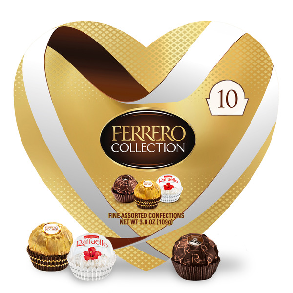 Ferrero Collection Valentine's Day Heart Gift Box, 10 Assorted