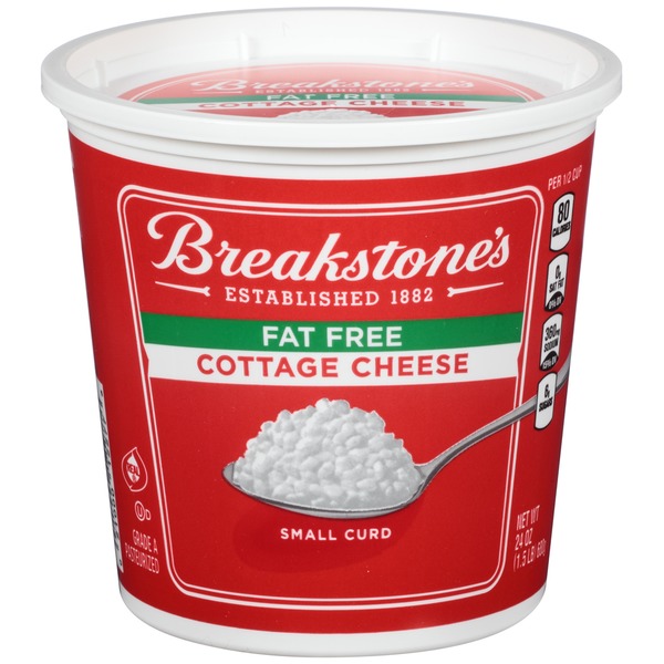 Breakstone S Small Curd Fat Free Cottage Cheese 24 Oz Instacart